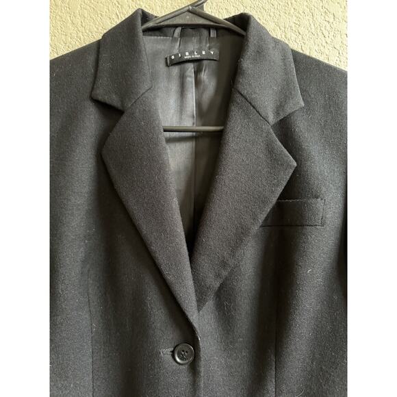 Sisley Black Wool Blazer Women’s Size 40 Made In‎ Italy Medium - Picture 5 of 7